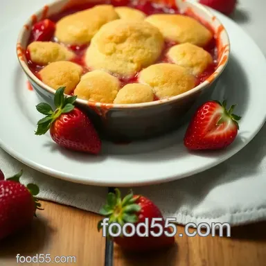 Easy Lush Strawberry Cobbler Recipes: A Family Favorite with a Twist! Recipe Card