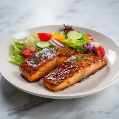 Salmon with Bourbon Glaze: Caramelized in 20 Minutes