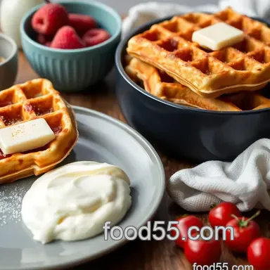 How to Make Crispy Belgian Waffles in 30 Min: Delicious Weekend Treat! Recipe Card