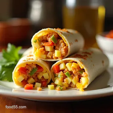 MakeAhead Freezer Breakfast Burritos My GoTo CrowdPleaser Recipe Card