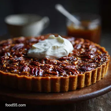 MakeAhead Thanksgiving Dessert Recipes: Salted Caramel Pecan Tart