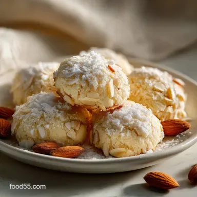 Glazed Almond Cookies in 25 Minutes Recipe Card
