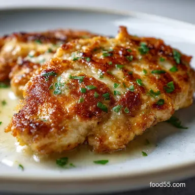 Melt-In-Your-Mouth Chicken Breast: Velvety Parmesan Crust Recipe Card