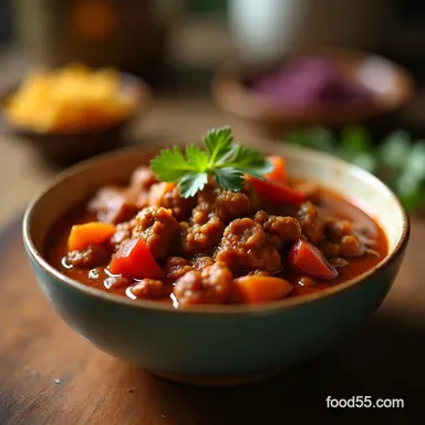 The Secretly Healthy KidFriendly Turkey Chili Recipe Recipe Card