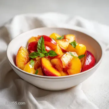 Millionaire Peach Salad: For 10 Servings Recipe Card