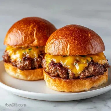 Mini Sliders in 35 Minutes Recipe Card