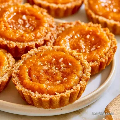 Mini Keto Pumpkin Pie for 8 Servings Recipe Card