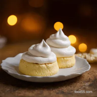 Easy Mini Pavlova Recipe Little Meringue Clouds of Joy Recipe Card