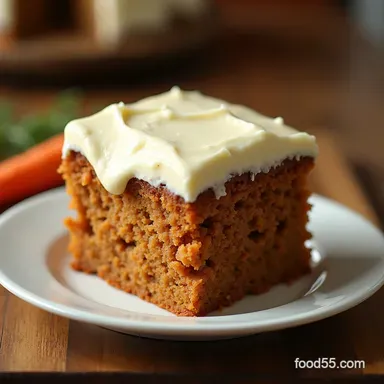 Truly Moist Carrot Cake with Tangy Cream Cheese Frosting Recipe Card