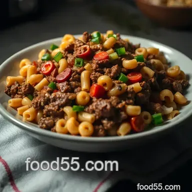 Mom's Best American Chop Suey Recipe: A One-Pot Classic! Recipe Card