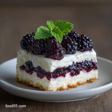 Mulberry Icebox Cake for 12 Servings
