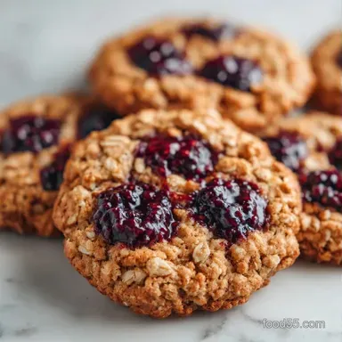 Mulberry Oat Cookies in 25 Minutes Recipe Card