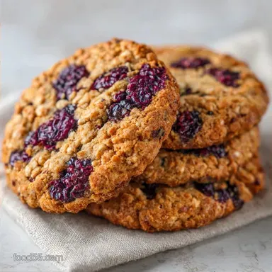 Mulberry Oat Cookies in 25 Minutes