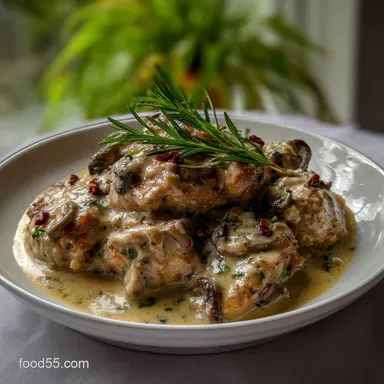 Homemade Cream of Mushroom Chicken All: Restaurant Quality Sauce Recipe Card
