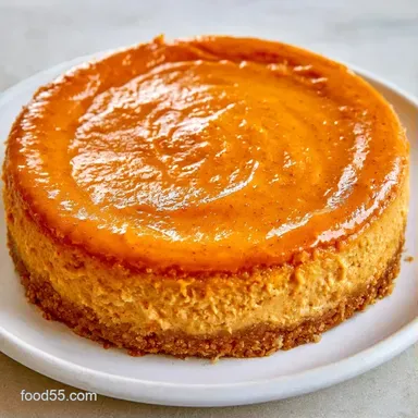 No Bake Keto Pumpkin Cheesecake: Creamy Recipe Card