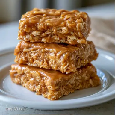 Peanut Butter Granola Bars in 13 Minutes Recipe Card