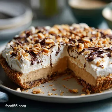 Peanut Butter Pie: Easy, No-Bake Recipe with Cream Cheese Filling Recipe Card