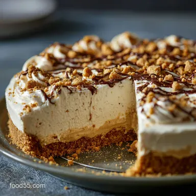 NoBake Peanut Butter Pie: Easy, Fluffy Cream Cheese Dessert