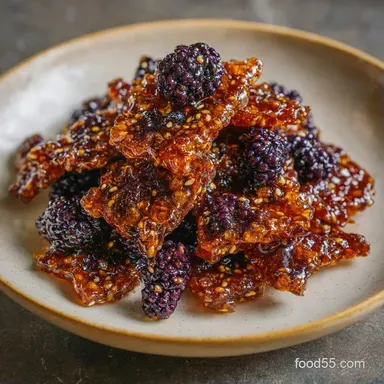 Mulberry Brittle for 10 Servings Recipe Card