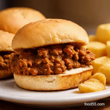 Old Fashioned Sloppy Joes Recipe Taste of Childhood Recipe Card