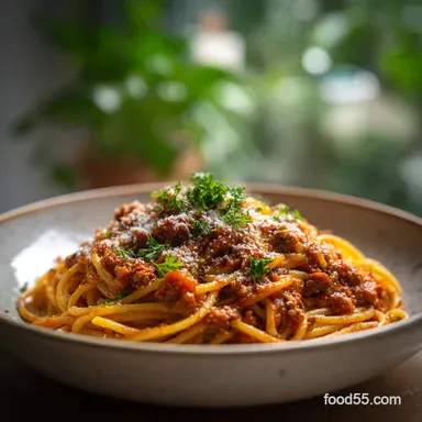 One Pot Spaghetti and Meat Sauce: Velvety Finish
