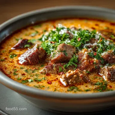The Ultimate OnePot Speedy Beef Stroganoff Soup Recipe