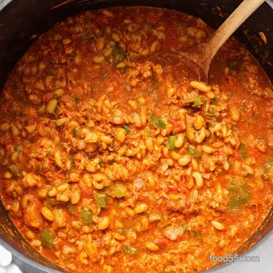 Easy Jambalaya OnePot Weeknight Cajun Comfort Recipe Card
