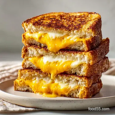 Grilled Cheese in Oven: Crispy Baked Sandwiches Recipe Card