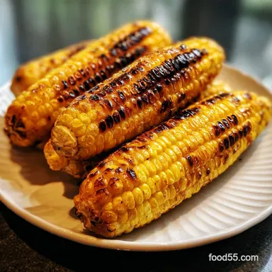 Oven Roasted Corn: Ready in 30 Min, Caramelized & Crispy Recipe Card