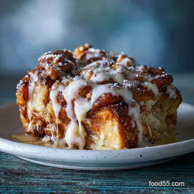 Overnight Cinnamon Rolls: Total Time 8h 55m Recipe Card