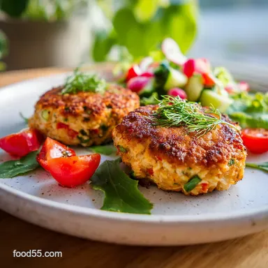 Pan Fried or Baked Salmon Cakes in 25 Minutes