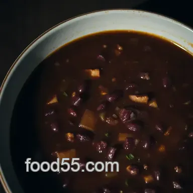 My Easy & Delicious Panera Bread Black Bean Soup Recipe Recipe Card