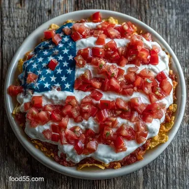 Patriotic Party Dips in 30 Minutes Recipe Card