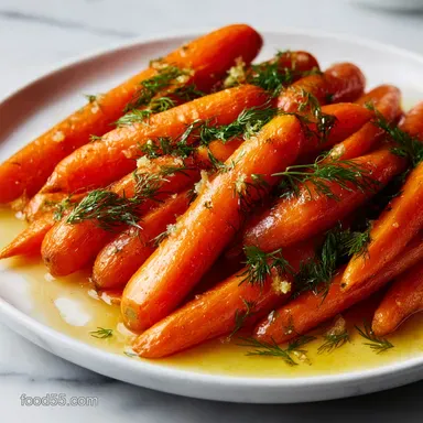 Steamed Carrots: Perfectly Tender with Brown Butter Finish Recipe Card