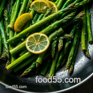 Delicious Cooking Asparagus in Pan: My Easy Garlic & Lemon Recipe Recipe Card