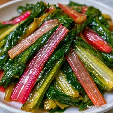 Pickled Swiss Chard Stems in 25 Minutes Recipe Card