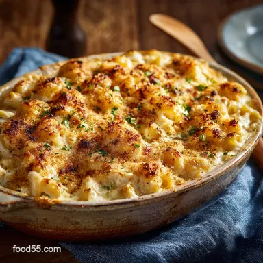 Pioneer Woman Mac and Cheese: Ultra-Creamy Baked Casserole Recipe Recipe Card