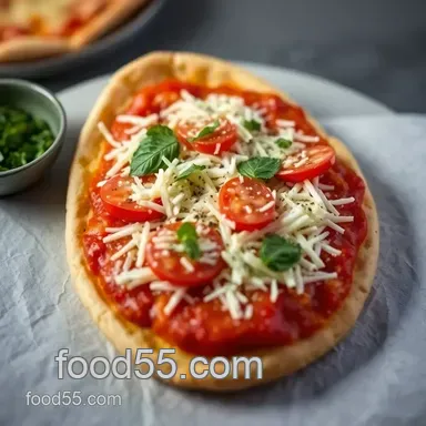 Quick & Easy Pita Pizza Recipe: My Family's Go-To for Every Occasion Recipe Card