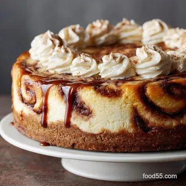 Cinnamon Roll Cheesecake The Ultimate Creamy Swirl Recipe Recipe Card