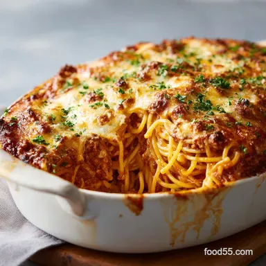 Baked Spaghetti: The Best Cheesy Casserole with Ricotta Ragu