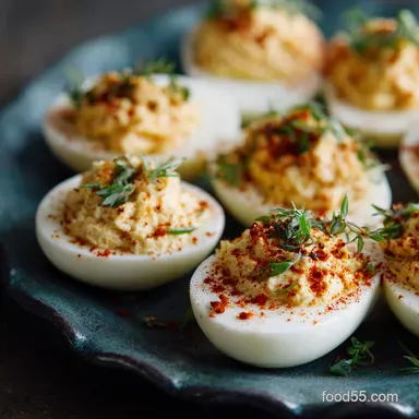 Deviled Eggs Recipe: Achieve the Perfect Creamy Classic Recipe Card