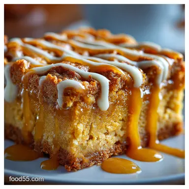 Pumpkin Butterscotch Bars My GoTo Fall Dessert Tray Bake Recipe Card