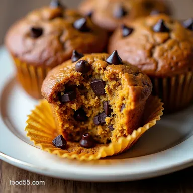 Pumpkin Chocolate Chip Muffins My Moist Easy Fall Recipe