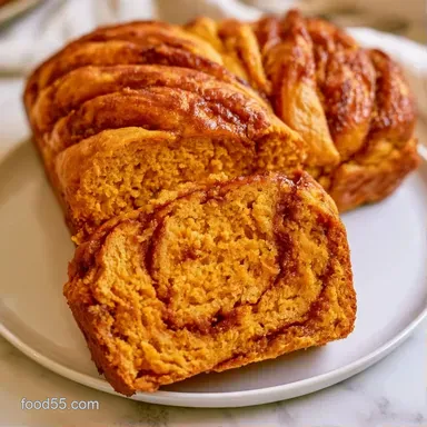 Pumpkin Cinnamon Sourdough: 12 Servings Recipe Card