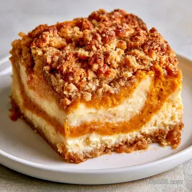 Pumpkin Cream Cheese Dump Cake for 12 Recipe Card