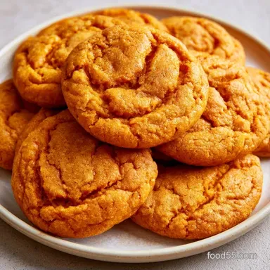 Pumpkin Cream Cheese Cookies Keto: Baked Recipe Card