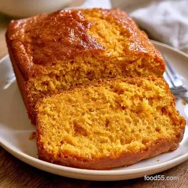 Pumpkin Spice Egg Loaf for 8 Slices Recipe Card