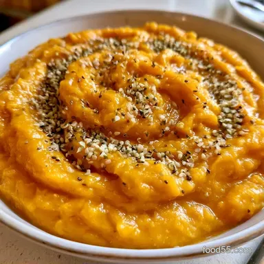 Creamy Pumpkin Spice Oats Recipe Card