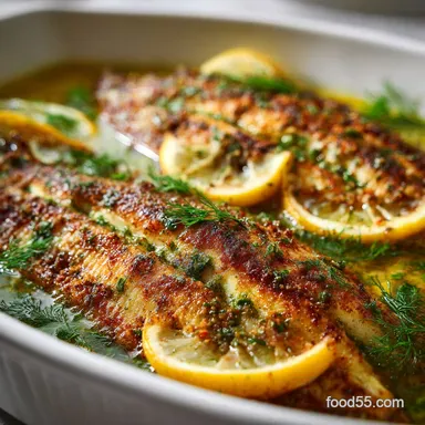 Quick and Flavorful Baked Tilapia in 15 Minutes Recipe Card