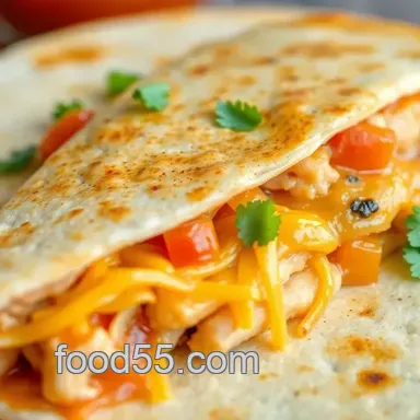 Easy and Delicious Quick Cheesy Chicken Quesadillas Delight